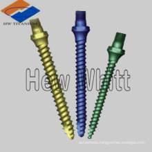 Titanium bolts for medical implant